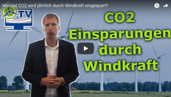 CO2 Einsparung Windkraft
