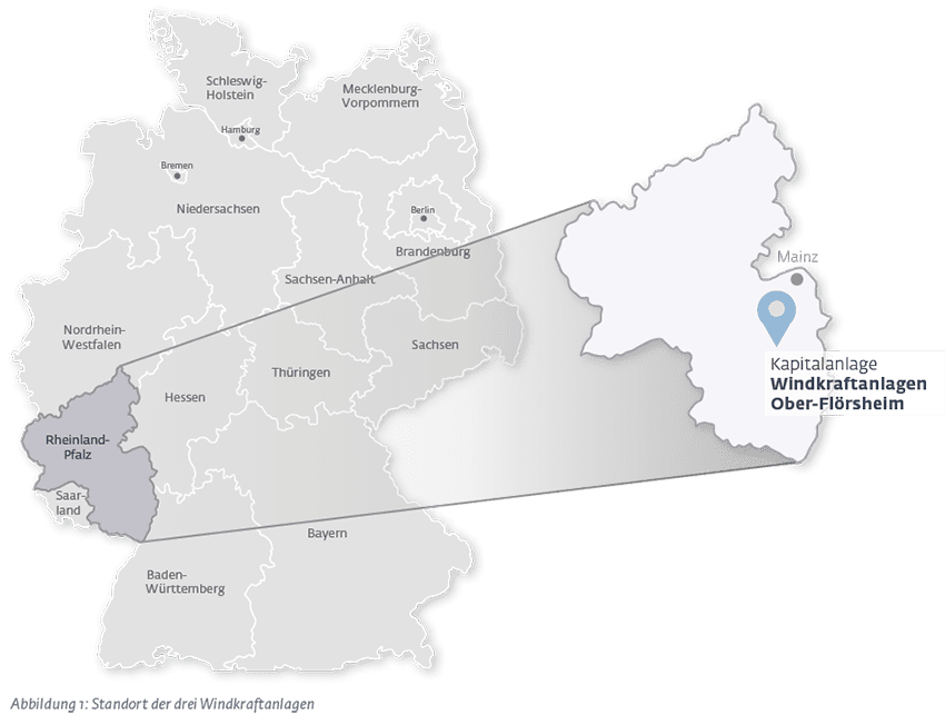 Windanleihe Ober-Flörsheim: Standorte